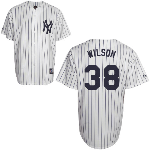 Justin Wilson #38 Youth Baseball Jersey-New York Yankees Authentic Home White MLB Jersey - Click Image to Close